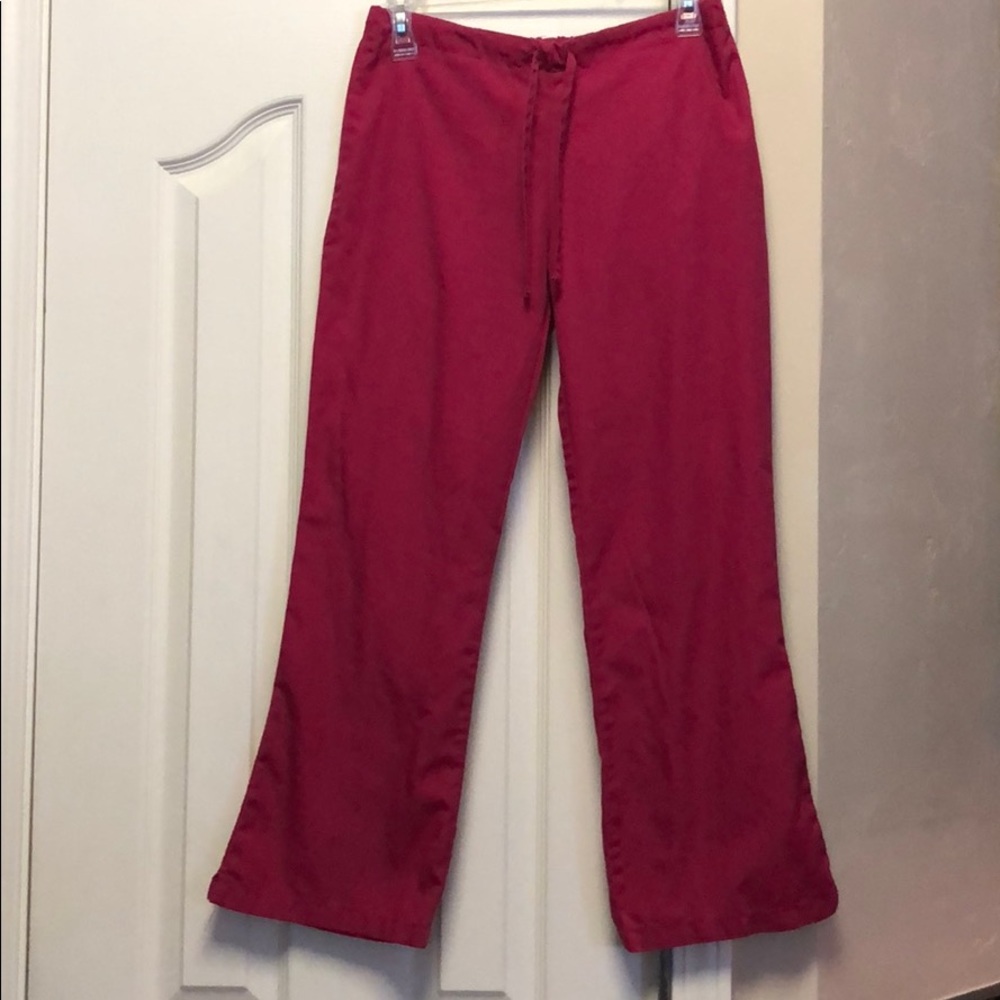 Fuchsia XXS petite Cherokee Workwear scrub pants